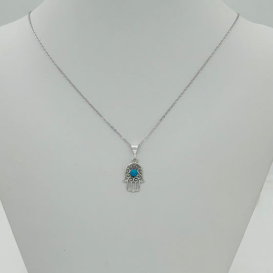 ST1986NL Hamsa Necklace 18"