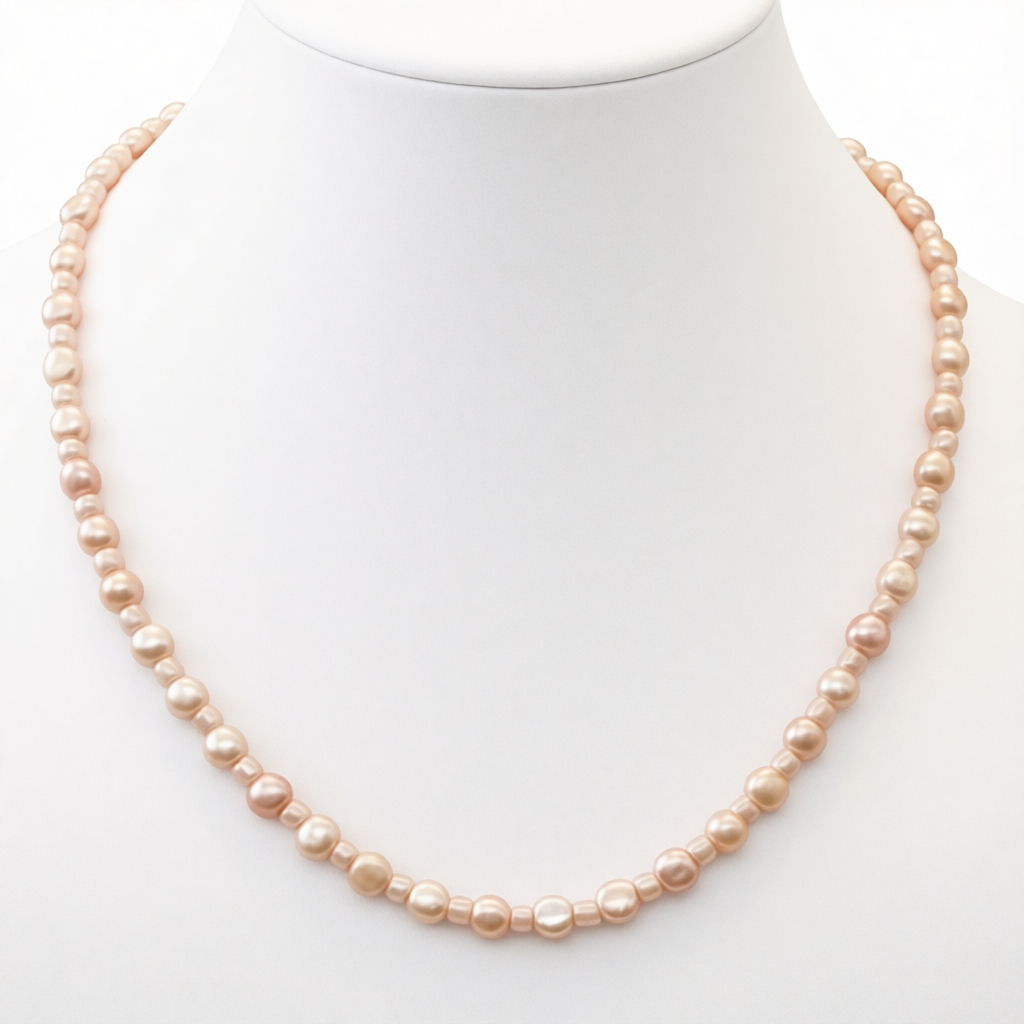 CH835 Pearls Necklace 14"