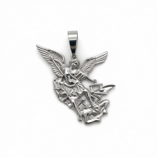 S1824P San Miguel Arcángel Religious Pendant 50mm. x 35mm.