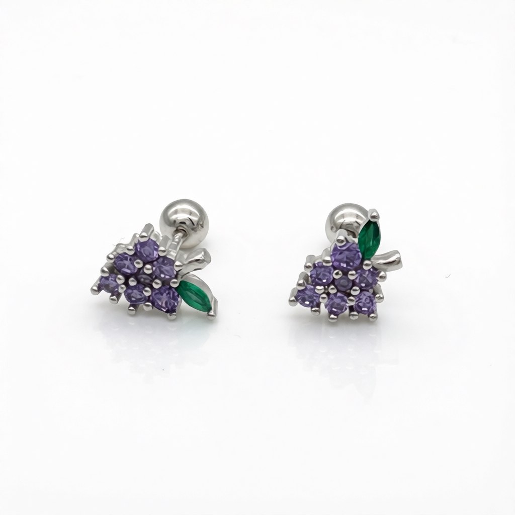 CH955 Grapes Earrings