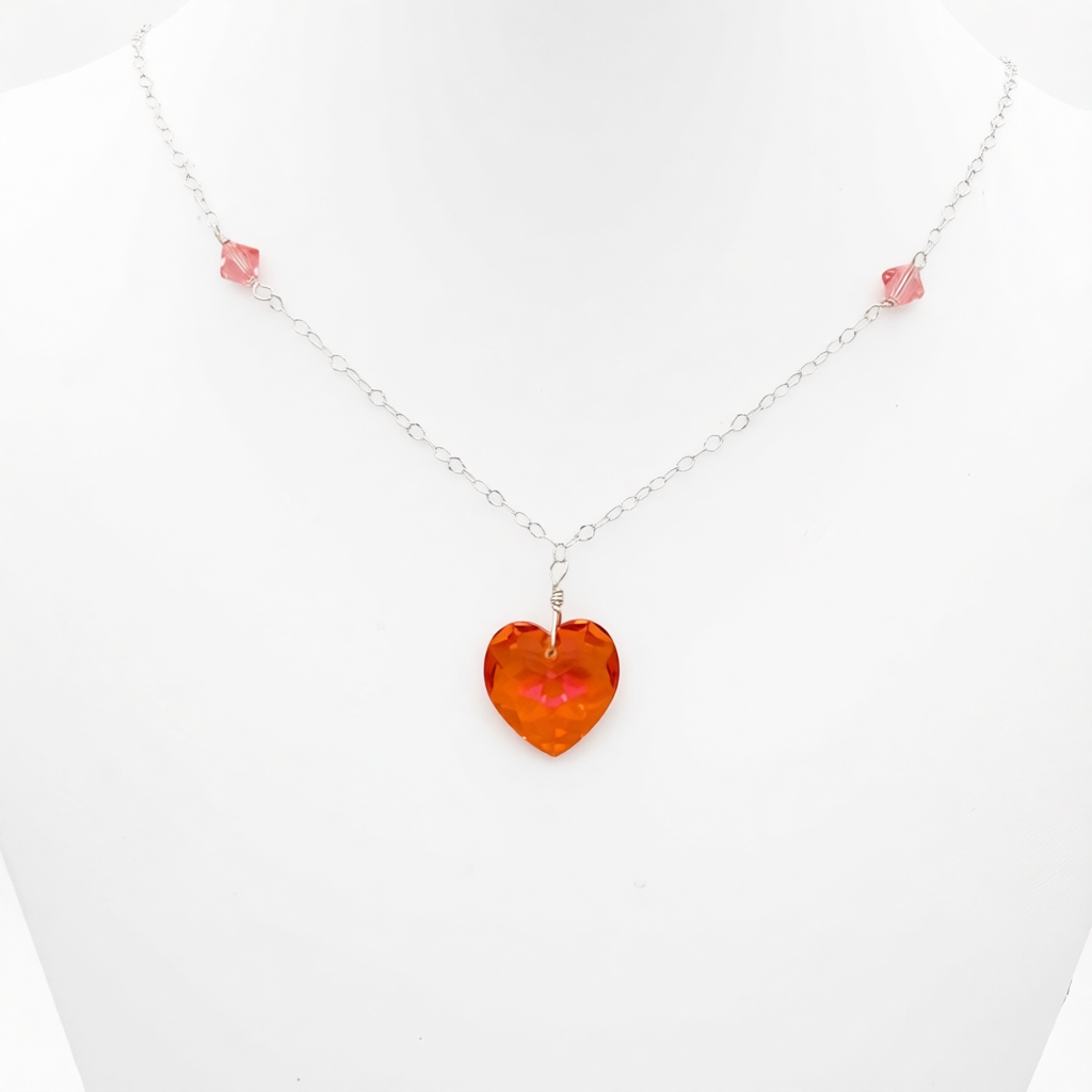 C911NL Heart Necklace 20"