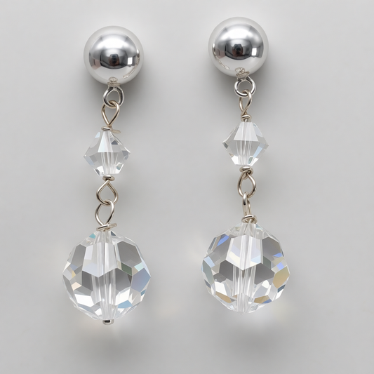 C951 Clear Swarovski® Earrings