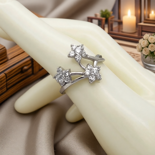 Z1785R Flowers Ring