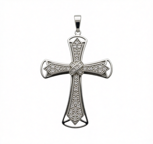 Z923 Cross pendant 55mm.