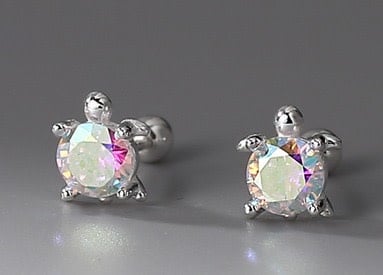 C1346 SW Turtle Earrings