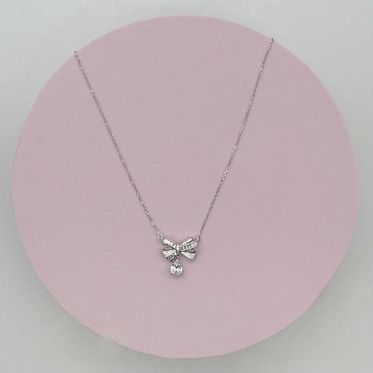 Z1615 Bow Necklace16"