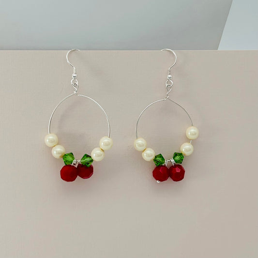 C1464 Cherries Earrings
