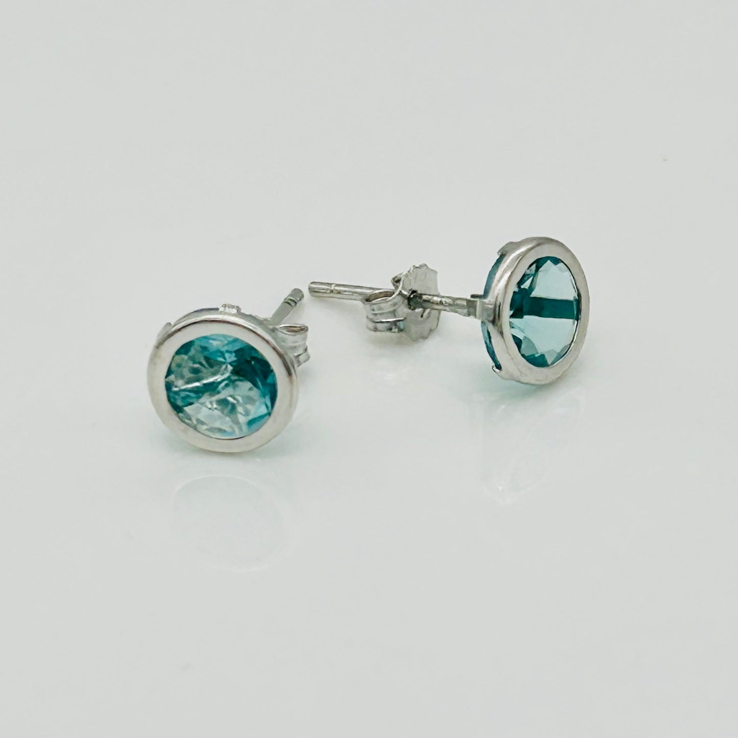 Z1903 Birthstone Earrings 7mm.