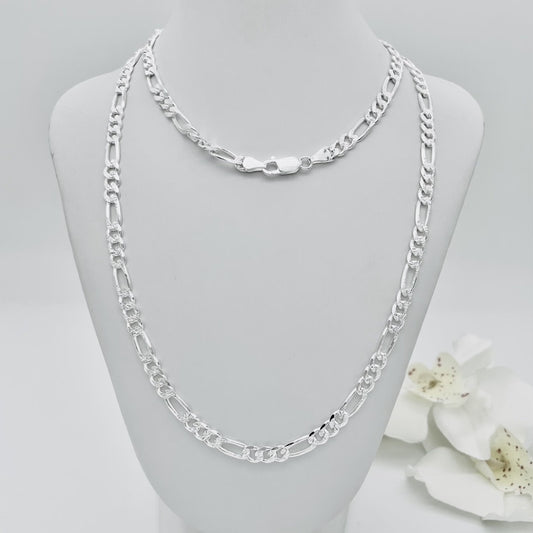 S1667CH Figaro Pave Chain 5.7mm. X 30"