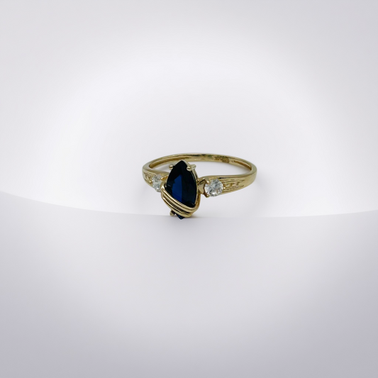 14KG485 Sapphire Ring #7