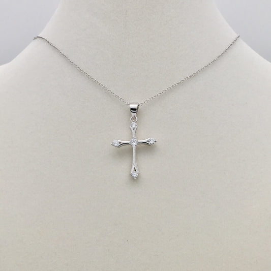 Z1409 Cross Necklace 18"