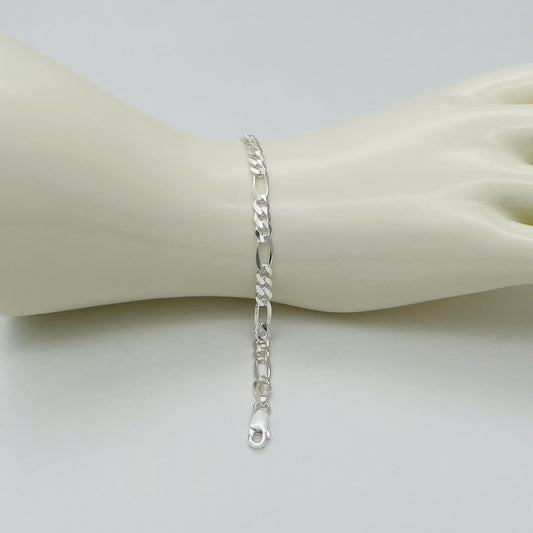 S1723BL Figaro Bracelet 4.7mm. X 8"