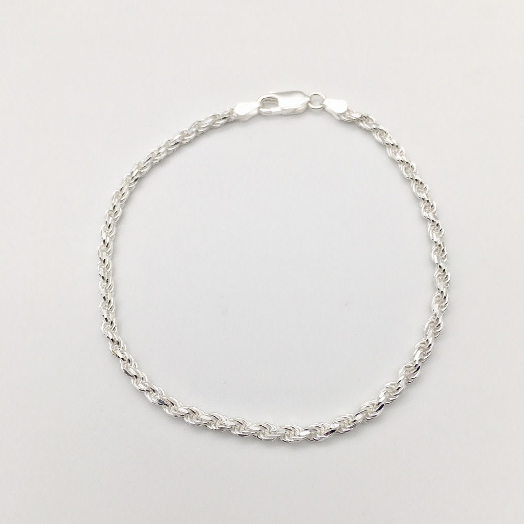 S1148 Rope Bracelet 2.8mm. X 8"
