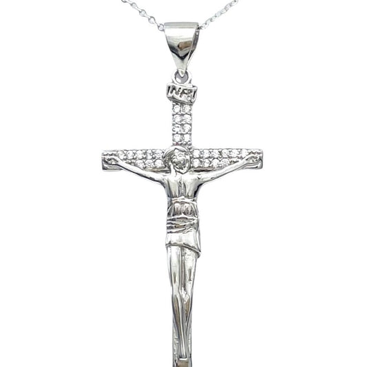 Z1574P Crucifix Pendant 50mm. x 25mm.
