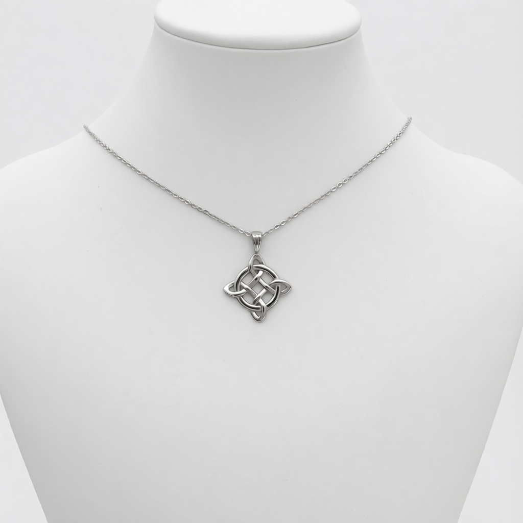 S1933NL Witches Knot Necklace 17"