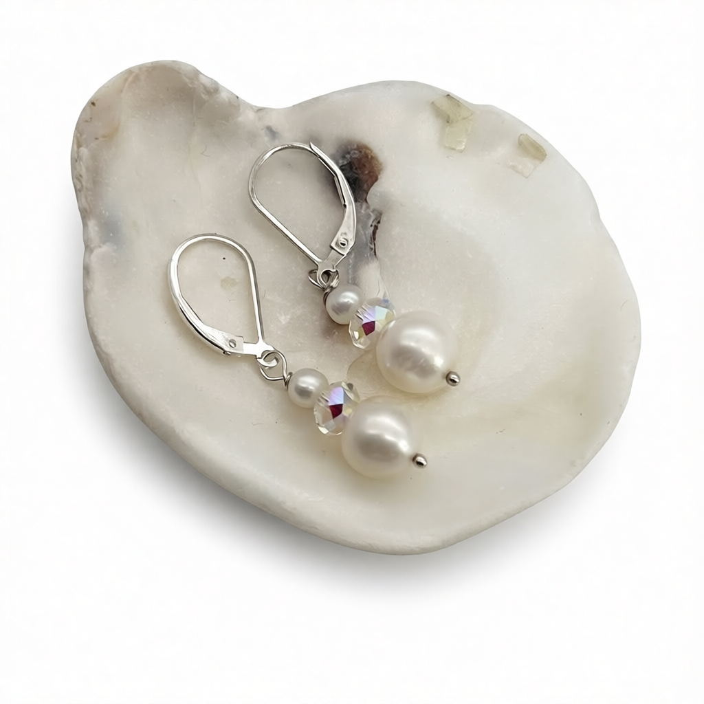 SH1015 Pearls Earrings