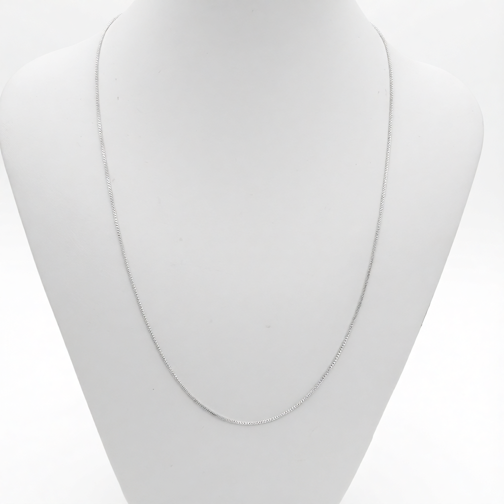 S847 Box Chain 1mm. X 18"