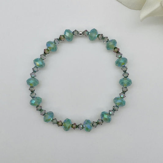C1276SW Green Bracelet 7"