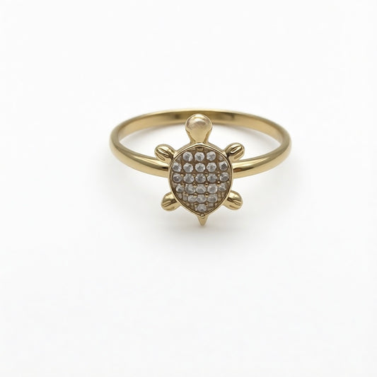 14KG498 Turtle Ring #7