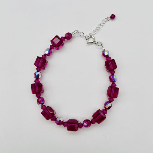 C1245SW Fuchsia Bracelet 8"