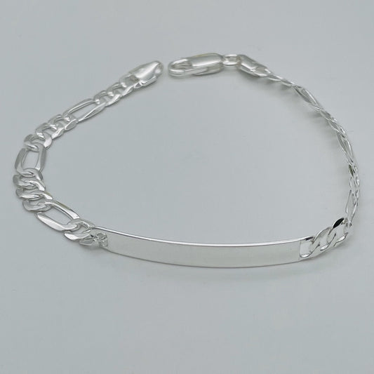 S1661BL Figaro ID Bracelet 5mm. X 8"