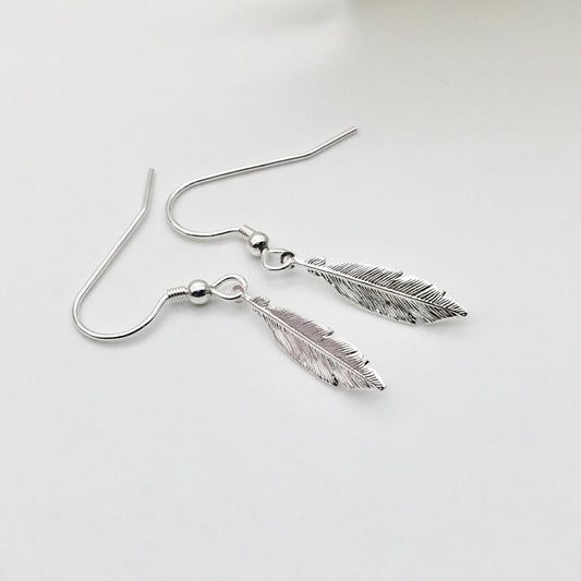 S1381 Feathers Earrings Small