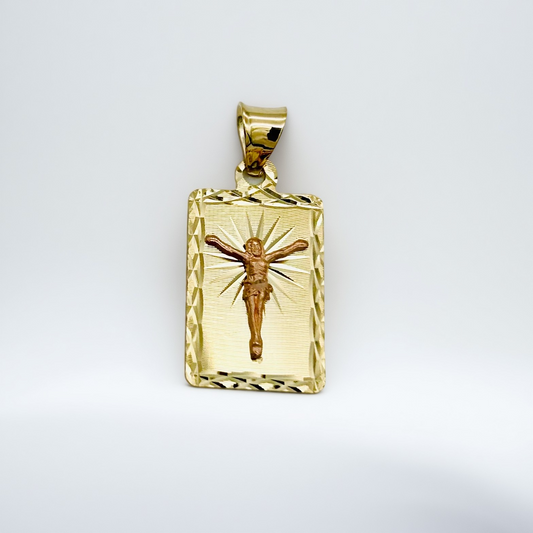 14KG427 Crucifix Pendant 24mm.