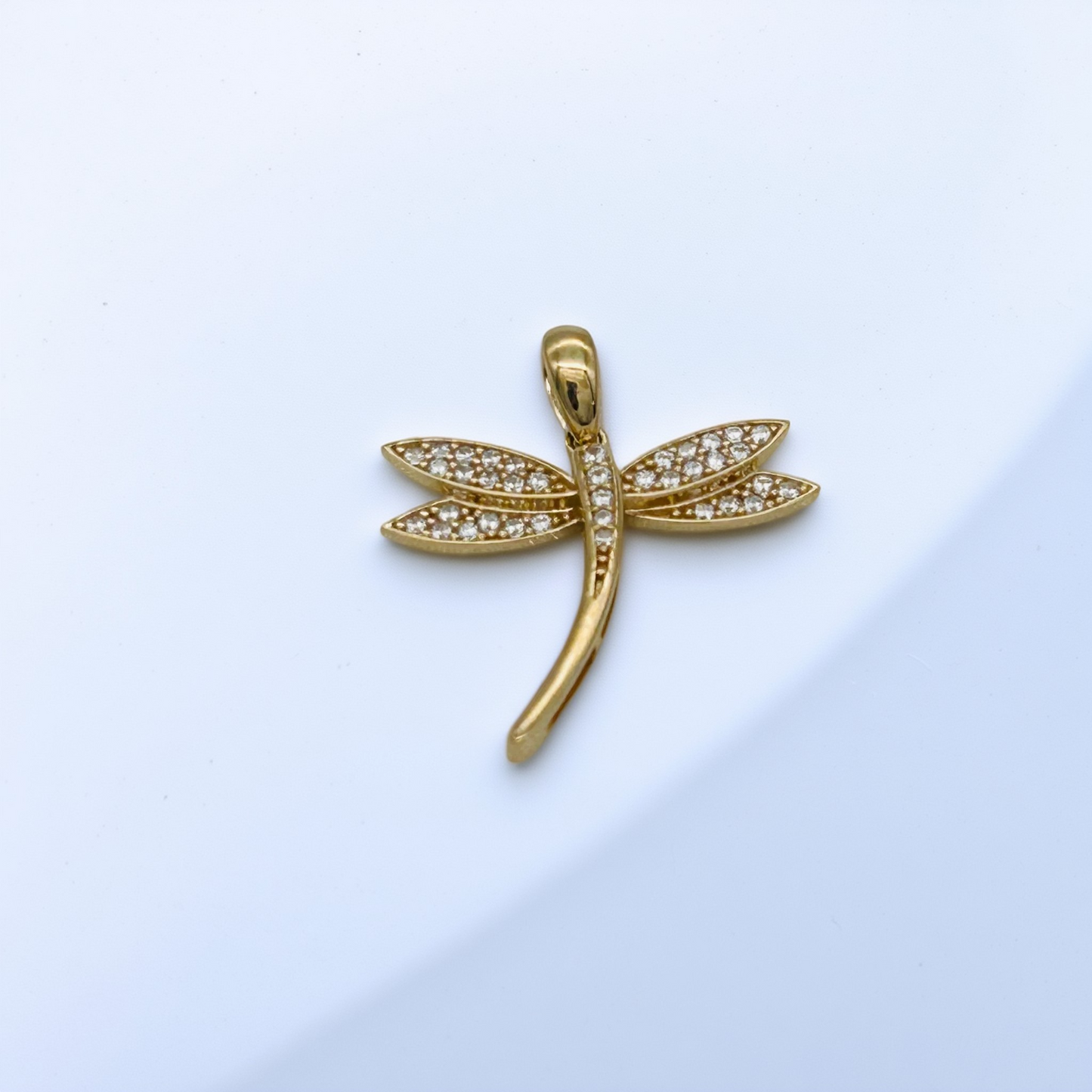 14KG480P Dragonfly Pendant