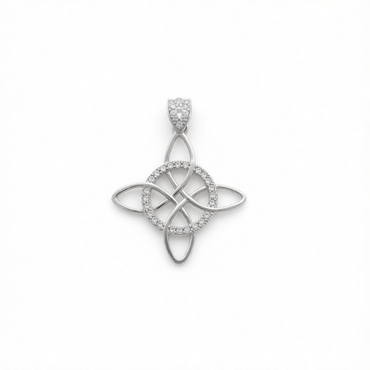 Z1952P Witch's Knot Pendant 32mm.