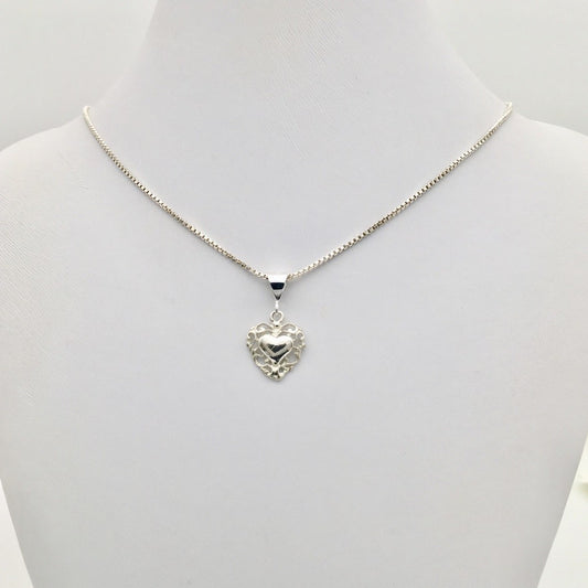 CH923NL Heart  Necklace 16"