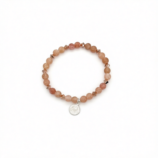 ST2000BL Sunstonen Bracelet With Saint Jude 7"