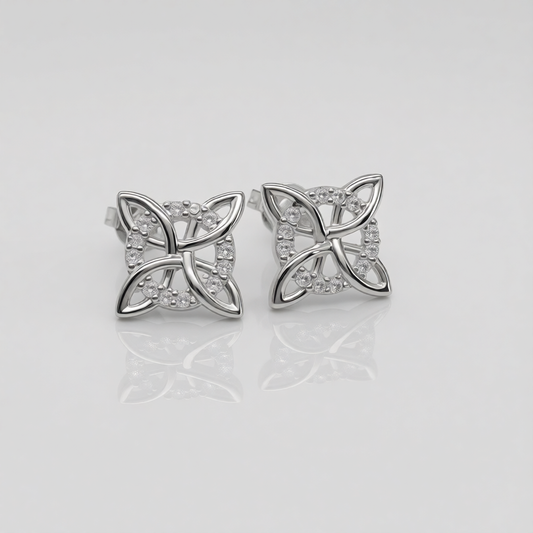 Z1947ER Witch's Knot Earrings 10mm.