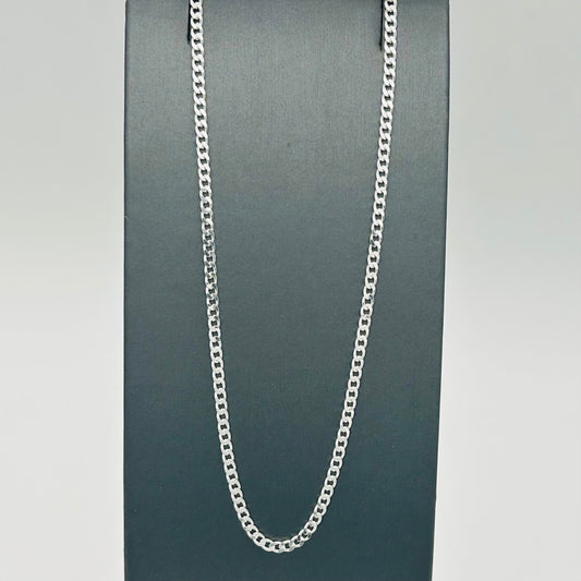 S1754 Flat Curb Link Chain 3mm. X 16"