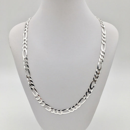 S1424CH Super Flat Figaro Chain 7mm. X 18"
