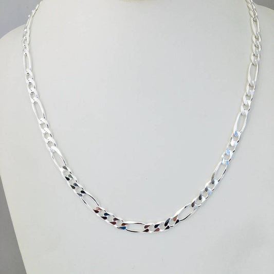 S728CH Figaro Chain 7mm. X 22"