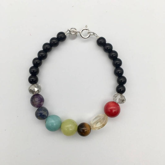 ST1320BL Chakra Bracelet 8"
