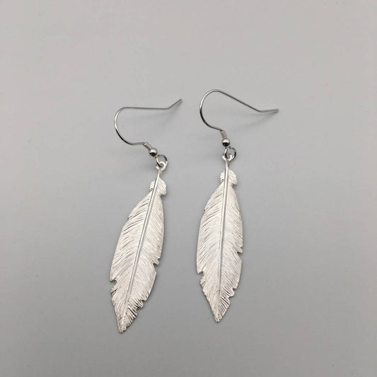 S1381 Feathers Earrings Large
