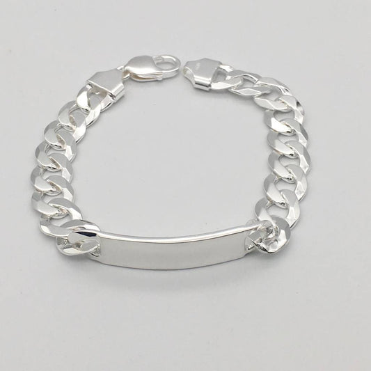 S1383BL Curb ID Bracelet 13mm. X 8"