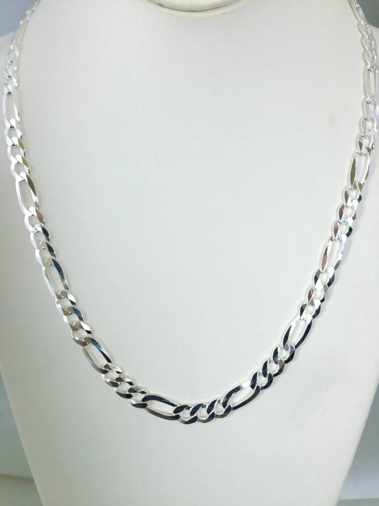 S728CH Figaro Chain 7mm. X 18"