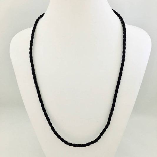 F178 Black Nylon Cord 3mm. X 16"