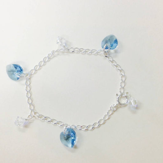 C911SW Hearts Bracelet 7"