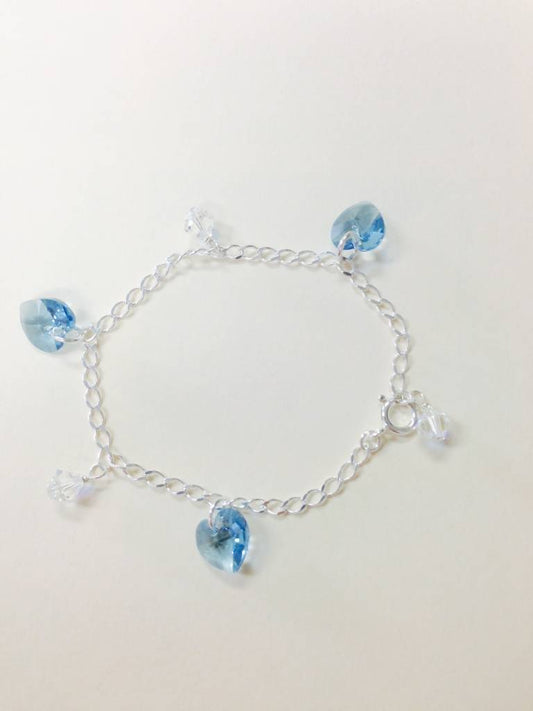C911SW Hearts Bracelet 7"