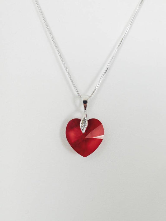 C1418NL SW Heart Necklace 18"