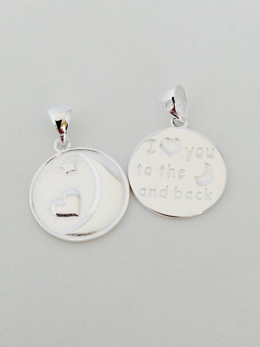 S1044P I Love You to the moon & Back Pendant