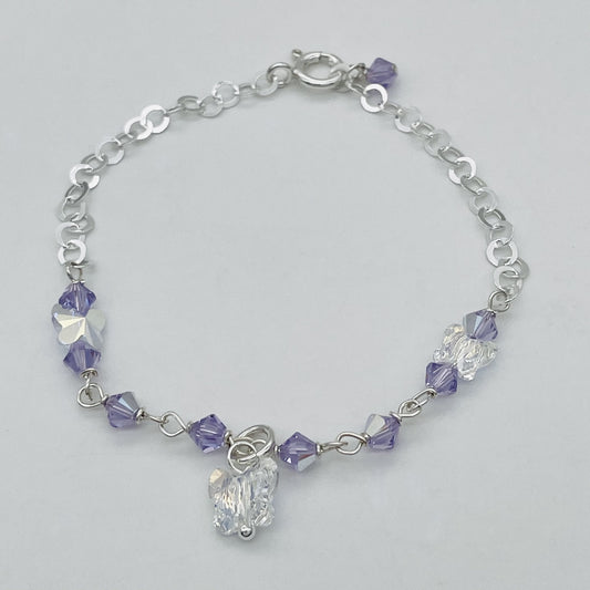 C1328SW Lilac Bracelet 7"
