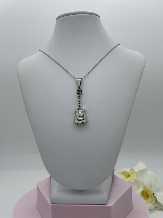 SS1151 Guitar Necklace 26"