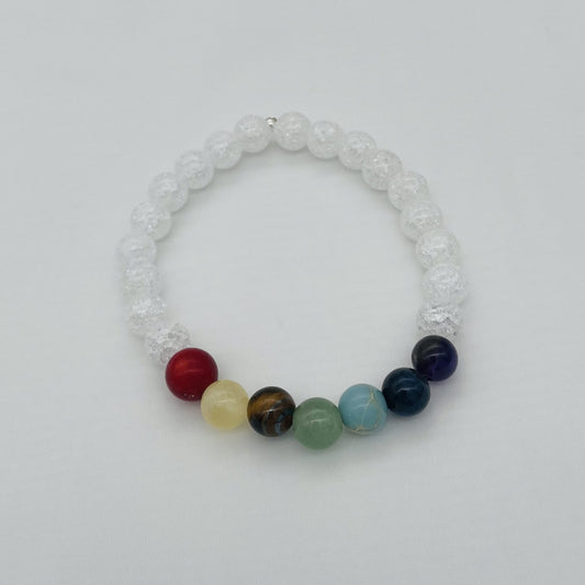 ST1778BL Chakra Bracelet 8mm.x8"