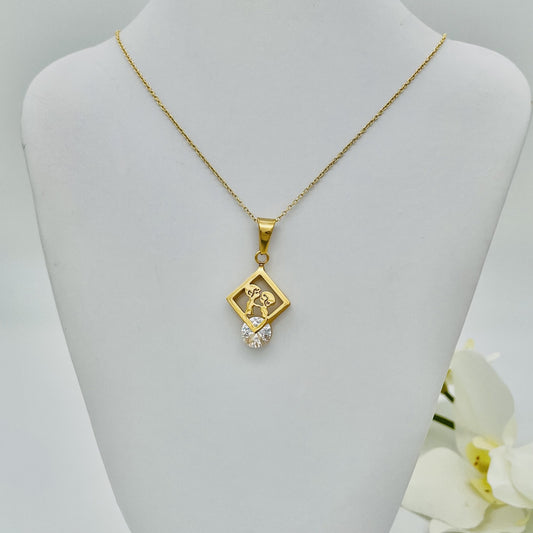 SS1530NL Couple's Necklace 18"