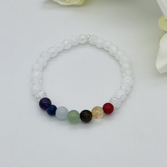 CH949BL Chakra Bracelet 6"