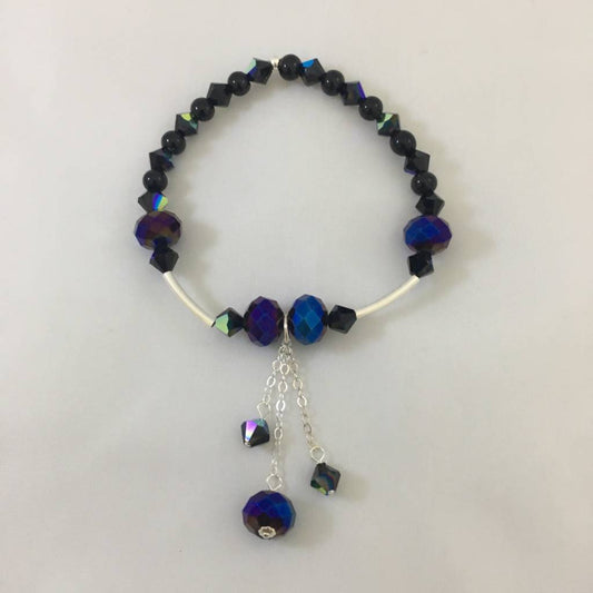 C1129 Bracelet Blue 7"